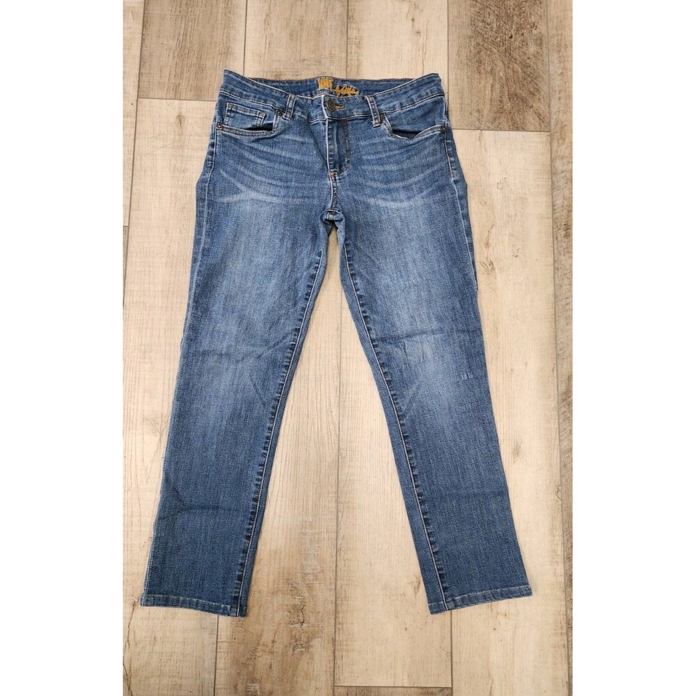 Women’s KUT from The Kloth Katy Boyfriend Blue Denim Stretch Jeans, Size 8